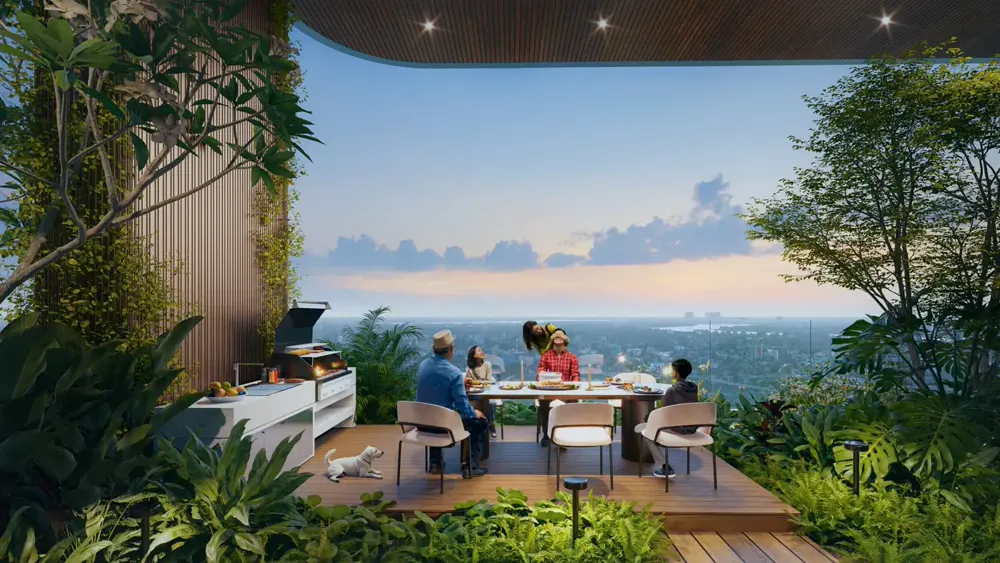 Khu tiệc nướng BBQ trên cao Palm River